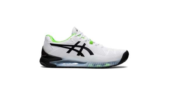 Billede af Asics Gel-Resolution 8 White/Green Gecko